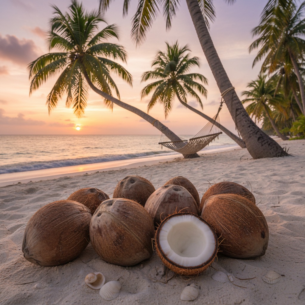 Coconuts & beach